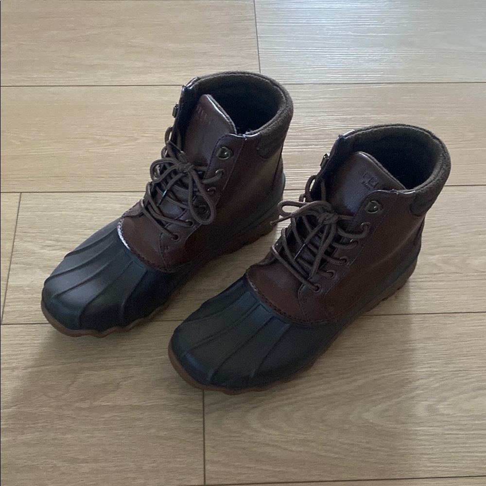 Men’s SPERRY Avenue Duck Boots Tan/Brown, size 9.5